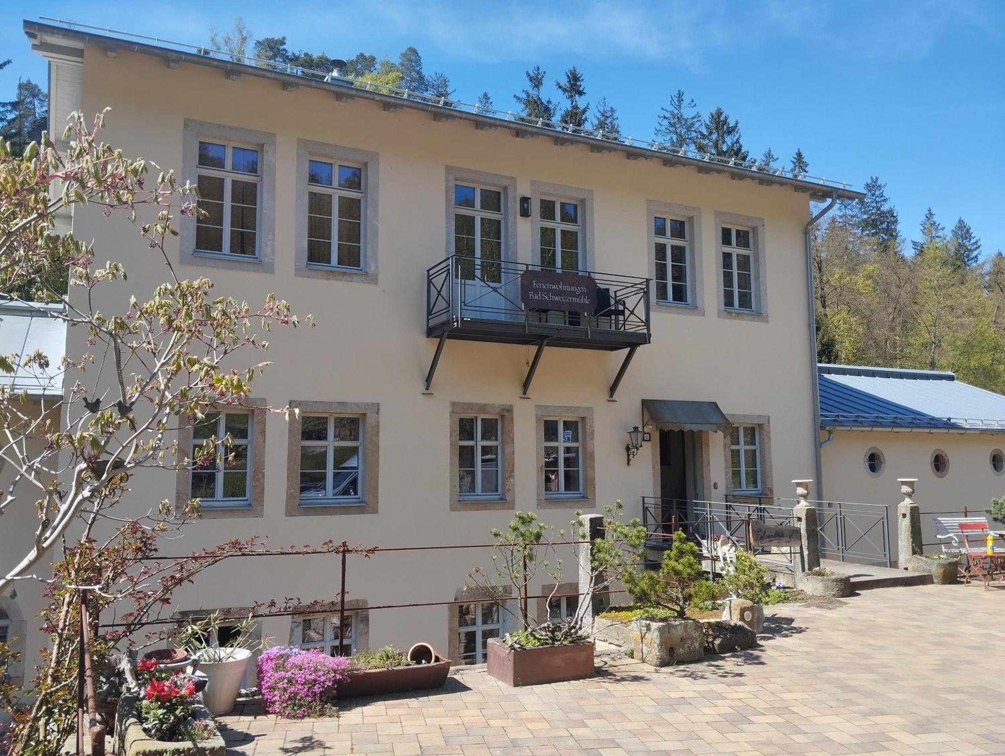 Ferienwohnung Parkblick Im Badehaus Rosenthal-Bielatal Esterno foto